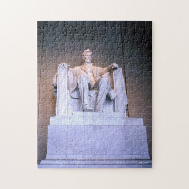Lincoln Memorial Jigszle Puzzle Pussel (Vertikal)