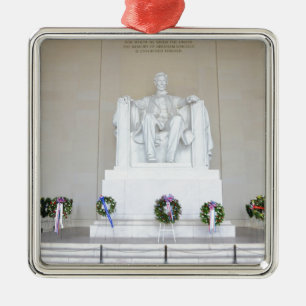 Lincoln Memorial. Julgransprydnad Metall