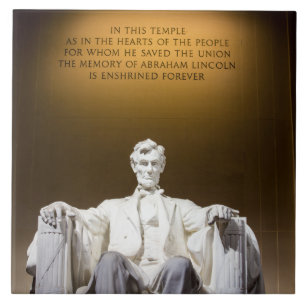 LINCOLN MEMORIAL KAKELPLATTA
