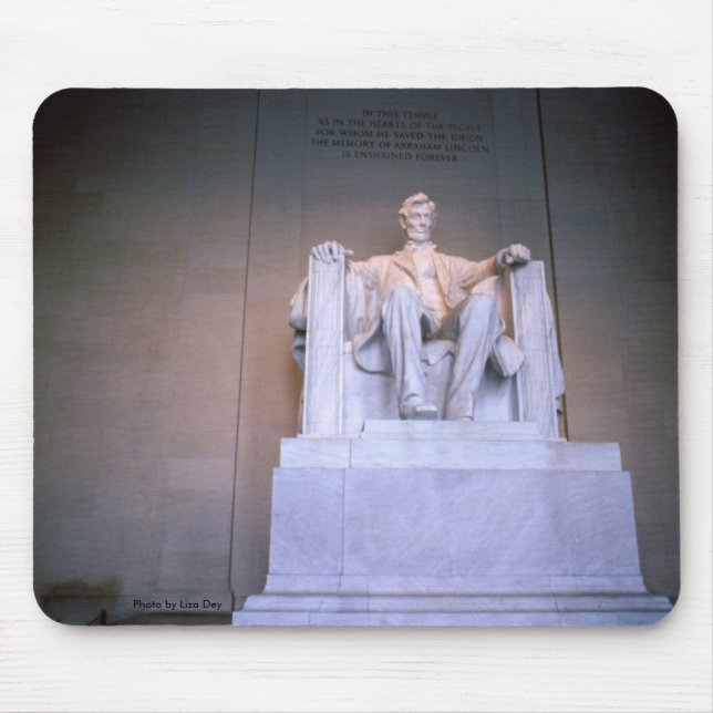 Lincoln Memorial Mousepad Musmatta (Framsidan)