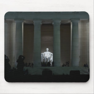 Lincoln Memorial på natten Musmatta