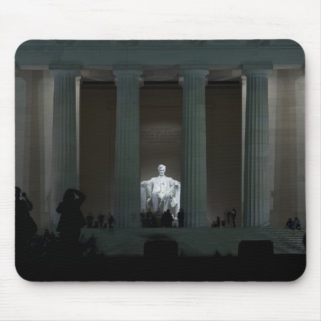 Lincoln Memorial på natten Musmatta (Framsidan)