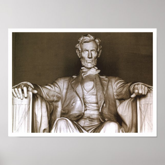 Lincoln Memorial Photography Print Poster (Framsidan)