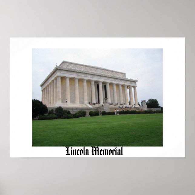 Lincoln Memorial Poster (Framsidan)