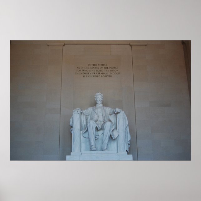 Lincoln Memorial Poster (Framsidan)