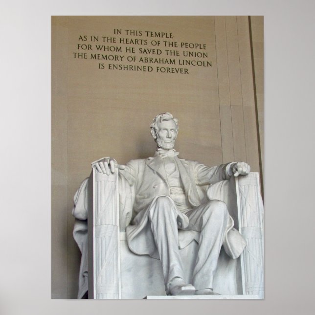 Lincoln Memorial Poster (Framsidan)