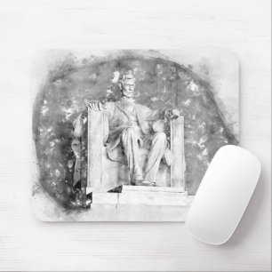 Lincoln Memorial, vattenfärg Musmatta