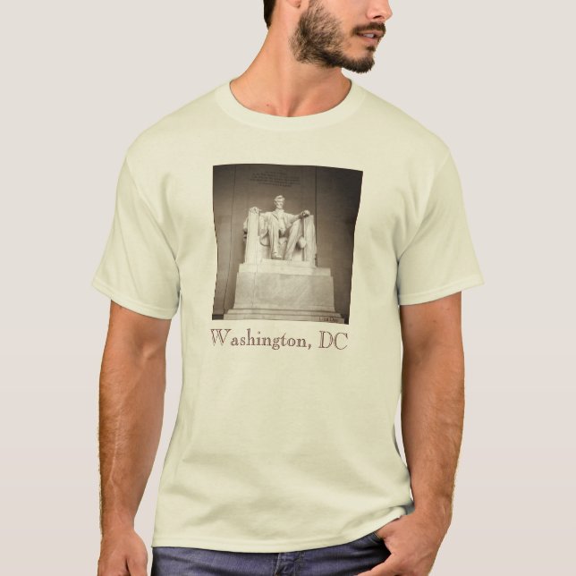 Lincoln Memorial Vuxen T-shirt (Framsida)
