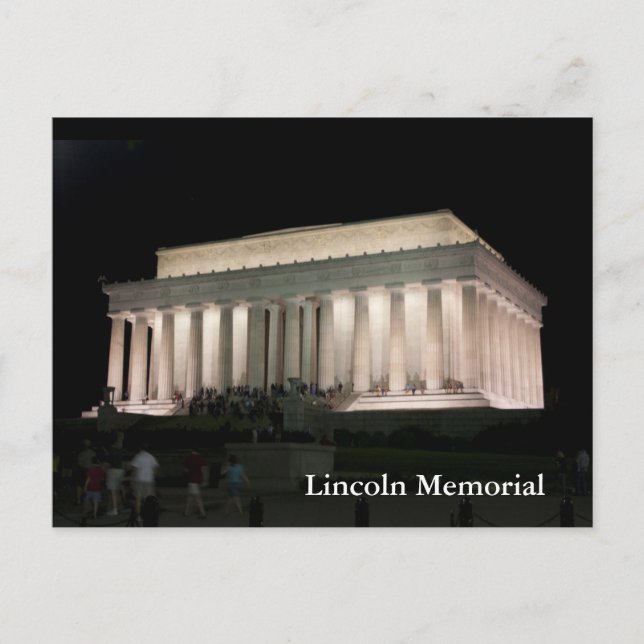 Lincoln Memorial Vykort (Framsida)