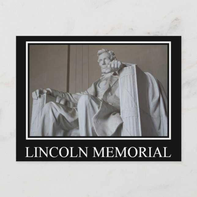 Lincoln Memorial Vykort (Framsida)