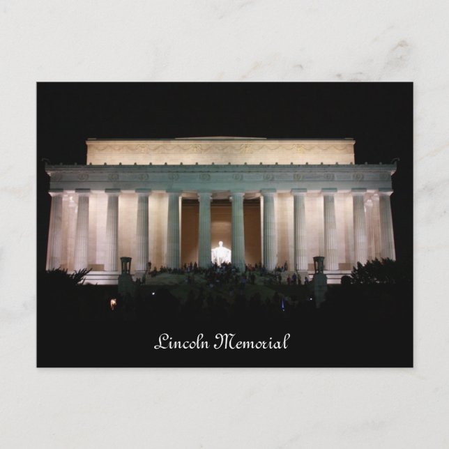 Lincoln Memorial Vykort (Framsida)