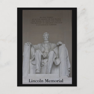 Lincoln Memorial Vykort
