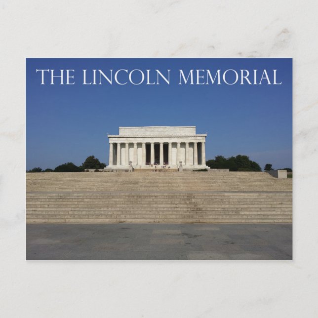 Lincoln Memorial Vykort (Framsida)