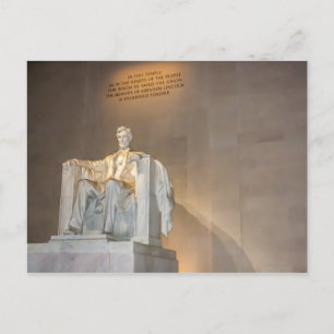 Lincoln Memorial-vykort Vykort