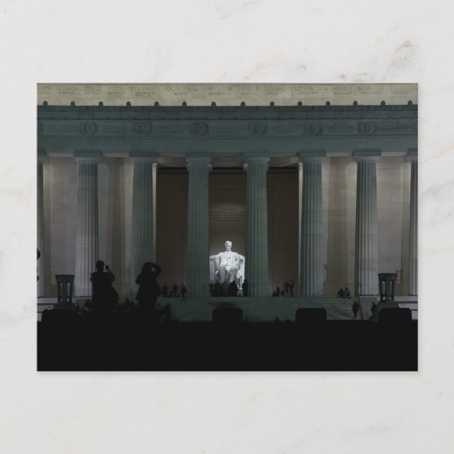 Lincoln Memorial-vykort Vykort (Framsida)