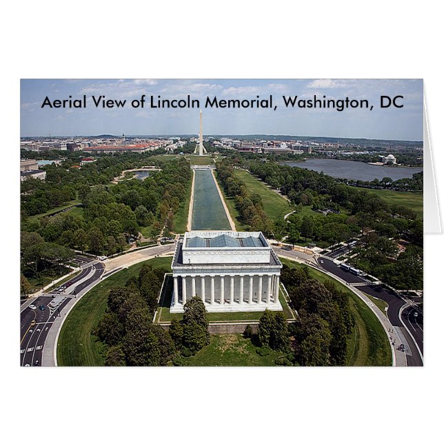 Lincoln Memorial, Washington, D. Hälsningskort (Framsidan Horizontal)