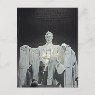 Lincoln Memorial Washington DC 001 Vykort