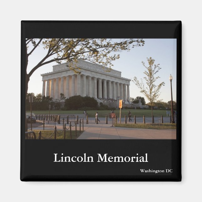 Lincoln Memorial, Washington DC Magnet (Framsidan)