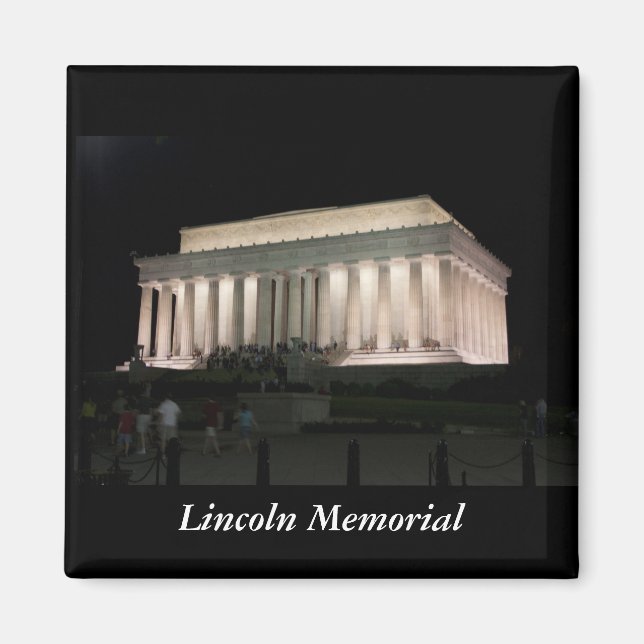 Lincoln Memorial, Washington DC Magnet (Framsidan)