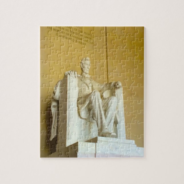 Lincoln Memorial Washington Pussel (Vertikal)