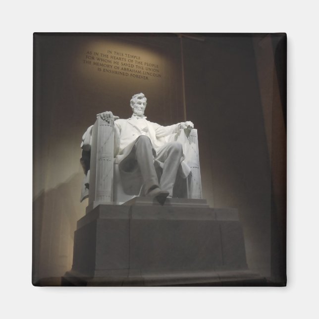 Lincoln-minnesmagnet Magnet (Framsidan)