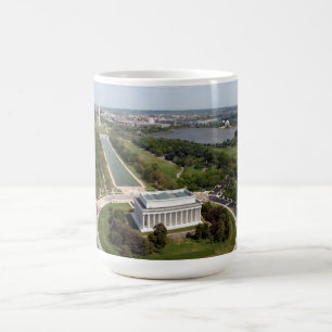 Lincoln minnesmärke kaffemugg
