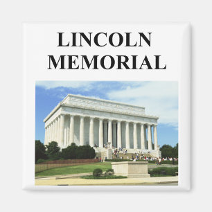 lincoln minnesmärke magnet