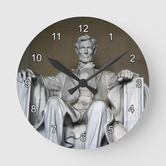 LINCOLN MINNESMÄRKE RUND KLOCKA (Framsida)