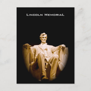 Lincoln minnesmärke vykort
