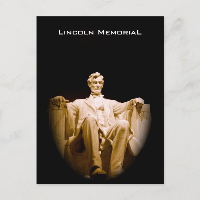 Lincoln minnesmärke vykort (Framsida)
