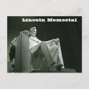 Lincoln minnesmärke vykort