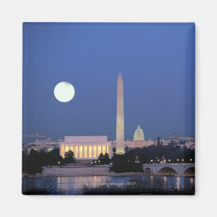 Lincoln minnesmärke, Washington monument, US Magnet