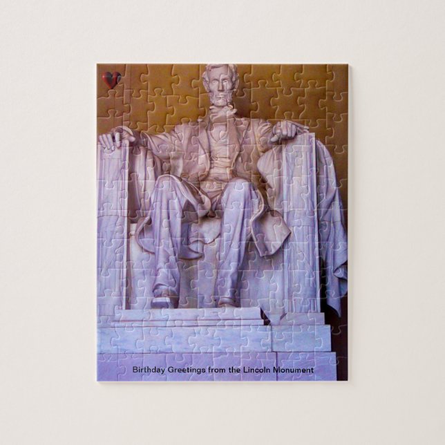 Lincoln Monument Jigszle Puzzle Pussel (Vertikal)