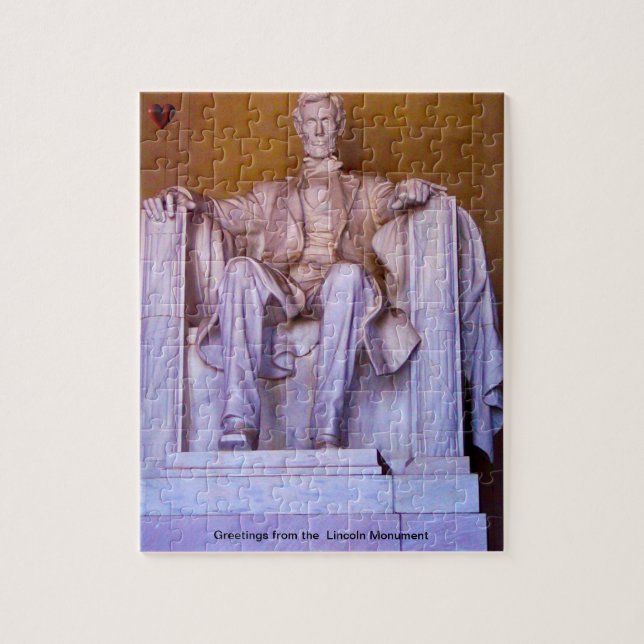 Lincoln Monument Jigszle Puzzle Pussel (Vertikal)