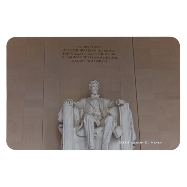 Lincoln Monument Magnet (Horisontell)