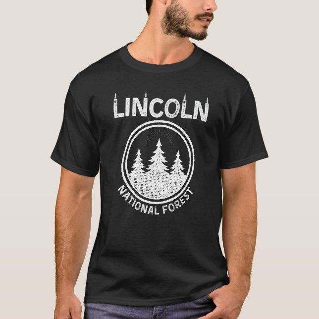 Lincoln National Forest New mexico T Shirt (Framsida)