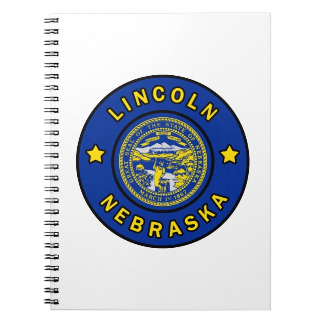 Lincoln Nebraska Anteckningsbok (Framsidan)