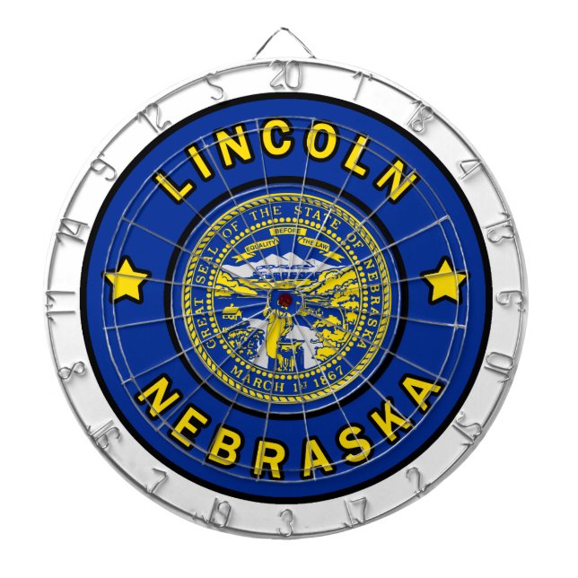 Lincoln Nebraska Darttavla (Framsidan)