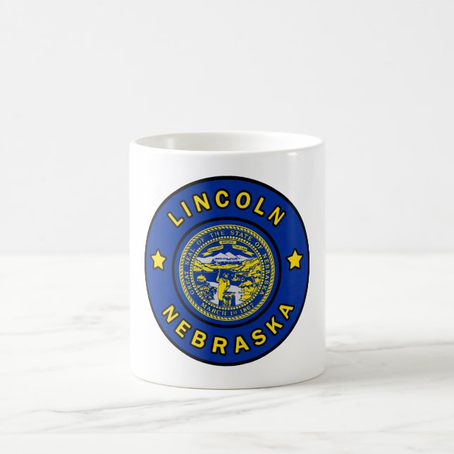 Lincoln Nebraska Kaffemugg (Center)