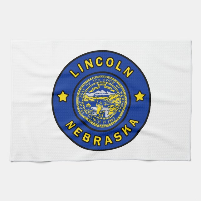Lincoln Nebraska Kökshandduk (Horisontell)