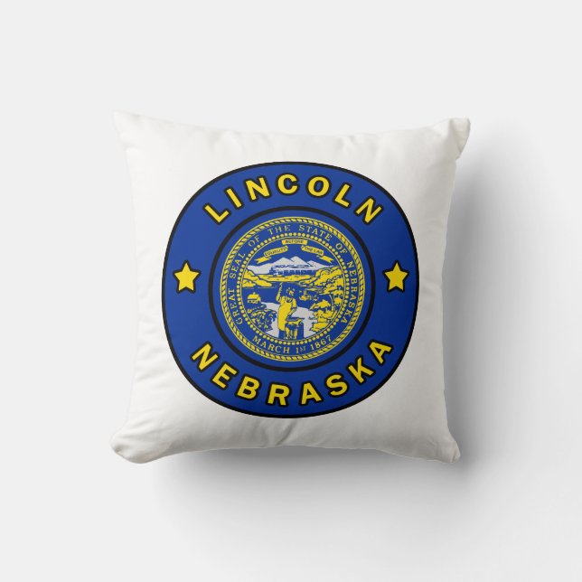 Lincoln Nebraska Kudde (Framsida)