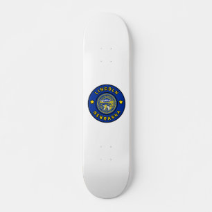 Lincoln Nebraska Mini Skateboard Bräda 18,5 Cm