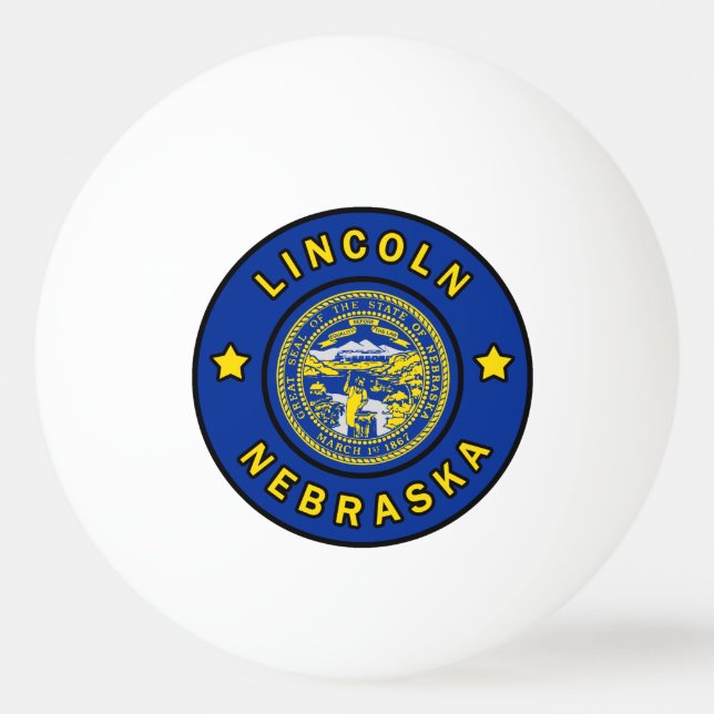 Lincoln Nebraska Pingisboll (Framsidan)