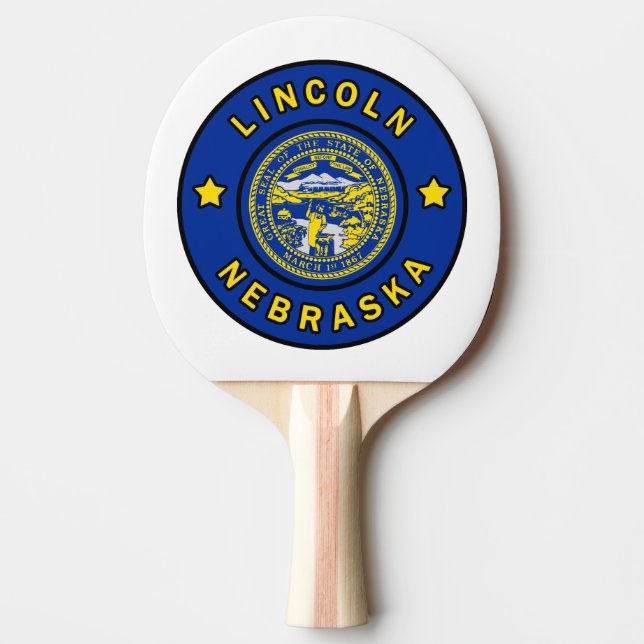 Lincoln Nebraska Pingisracket (Framsidan)