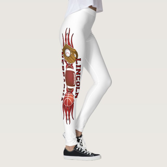 Lincoln Nebraska Sport Leggings (Höger)