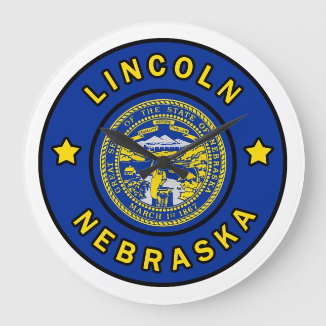 Lincoln Nebraska Stor Klocka (Framsida)