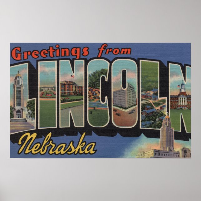 Lincoln, Nebraska - Stora Brev Scenes Poster (Framsidan)