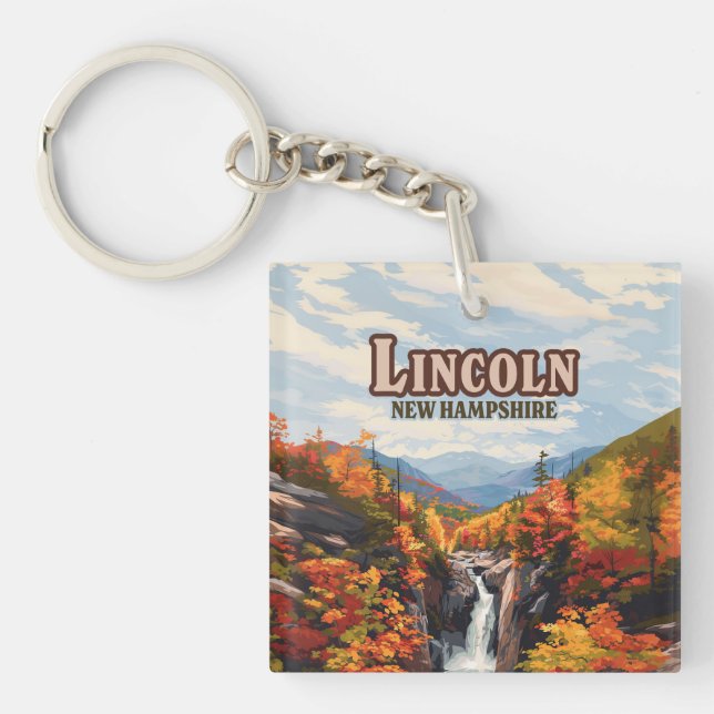 Lincoln New Hampshire Franconia Falls Autumn (Framsidan)
