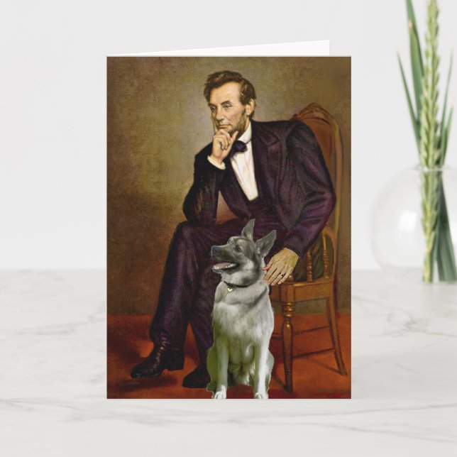 Lincoln - Norsk Elkhound Kort (Framsida)