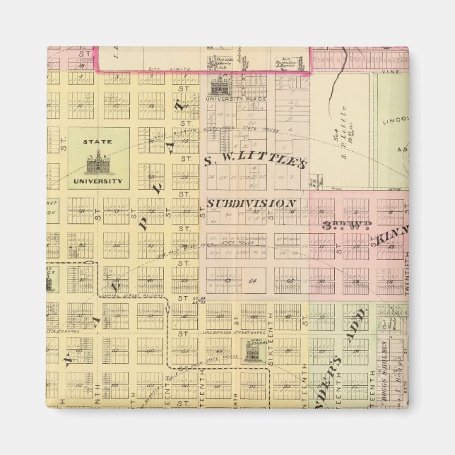 Lincoln North, Nebraska Magnet (Framsidan)